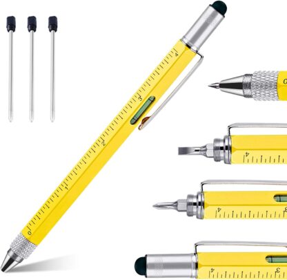 Ainkedin Gifts for Men 6 in 1 Multitool Pen Mens Christmas Gifts