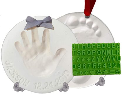 Baby Handprint Footprint Keepsake Ornament Kit