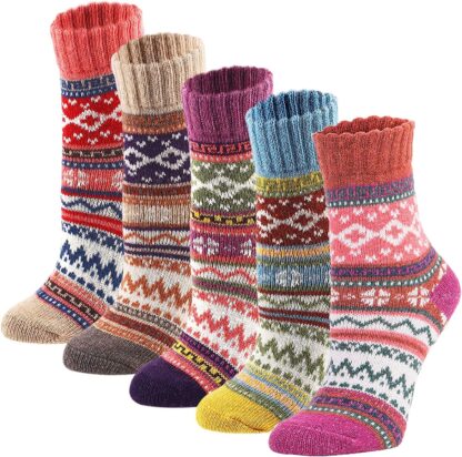 YZKKE Women's Vintage Winter Socks